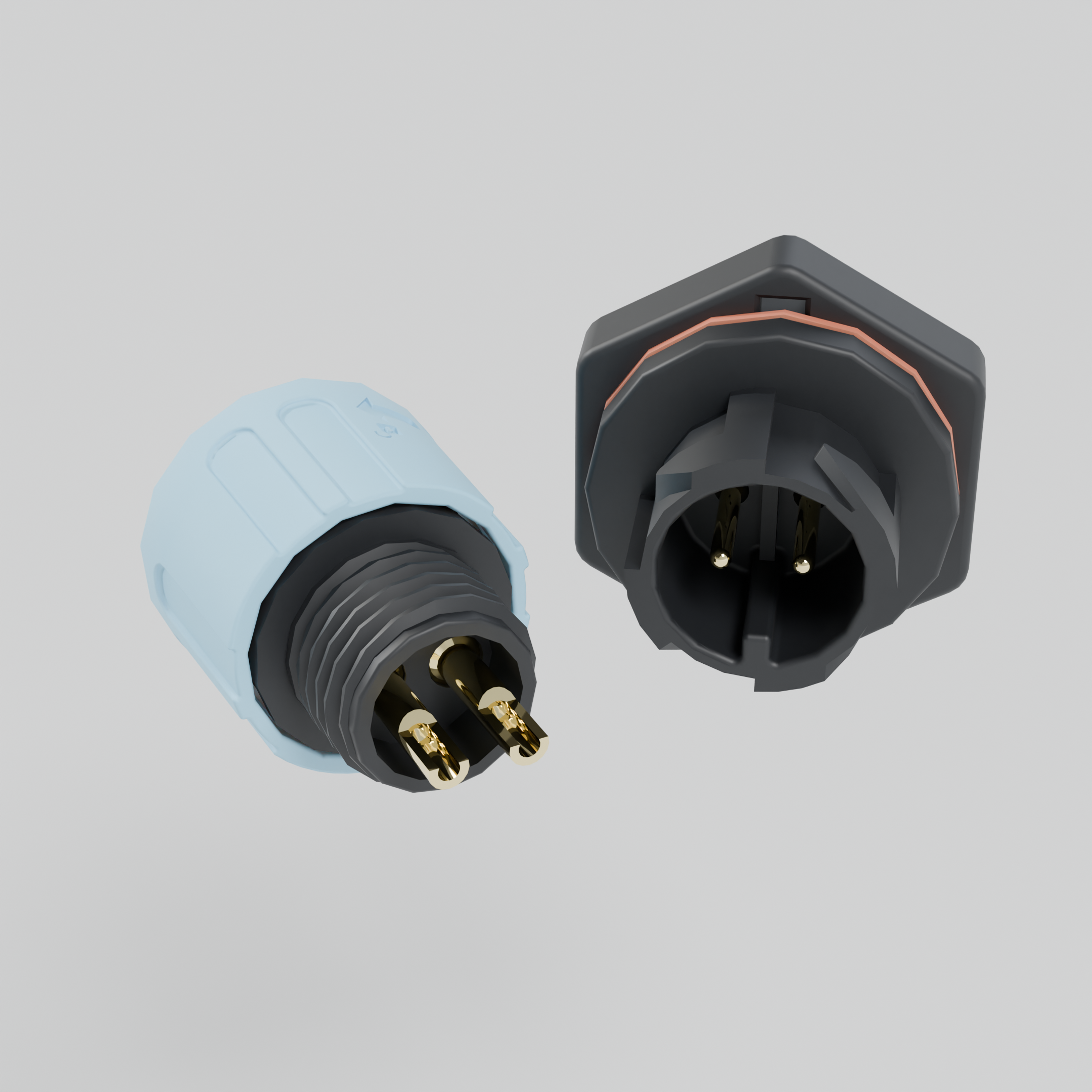 M12防水连接器 产品细节图