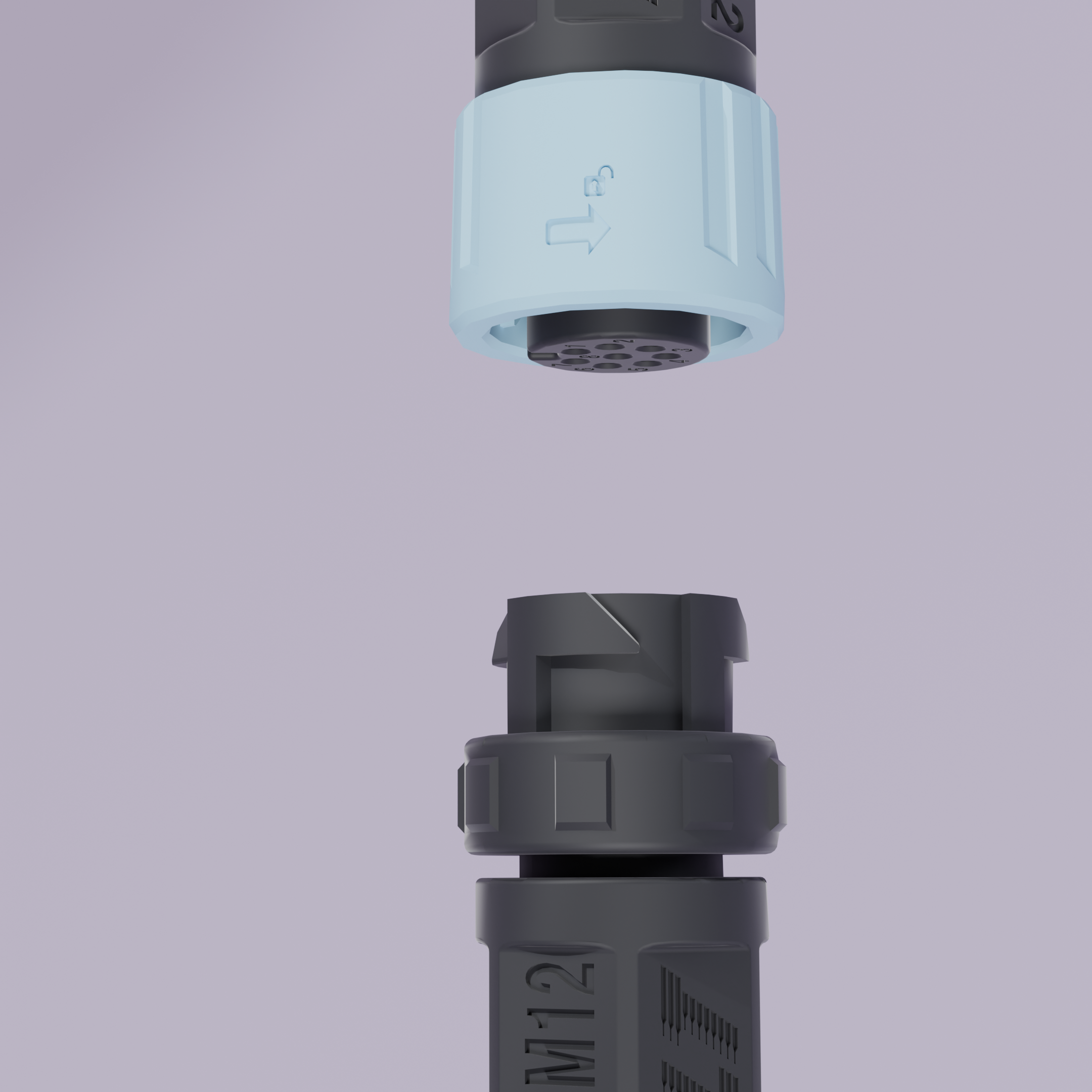 M12防水连接器 产品细节图