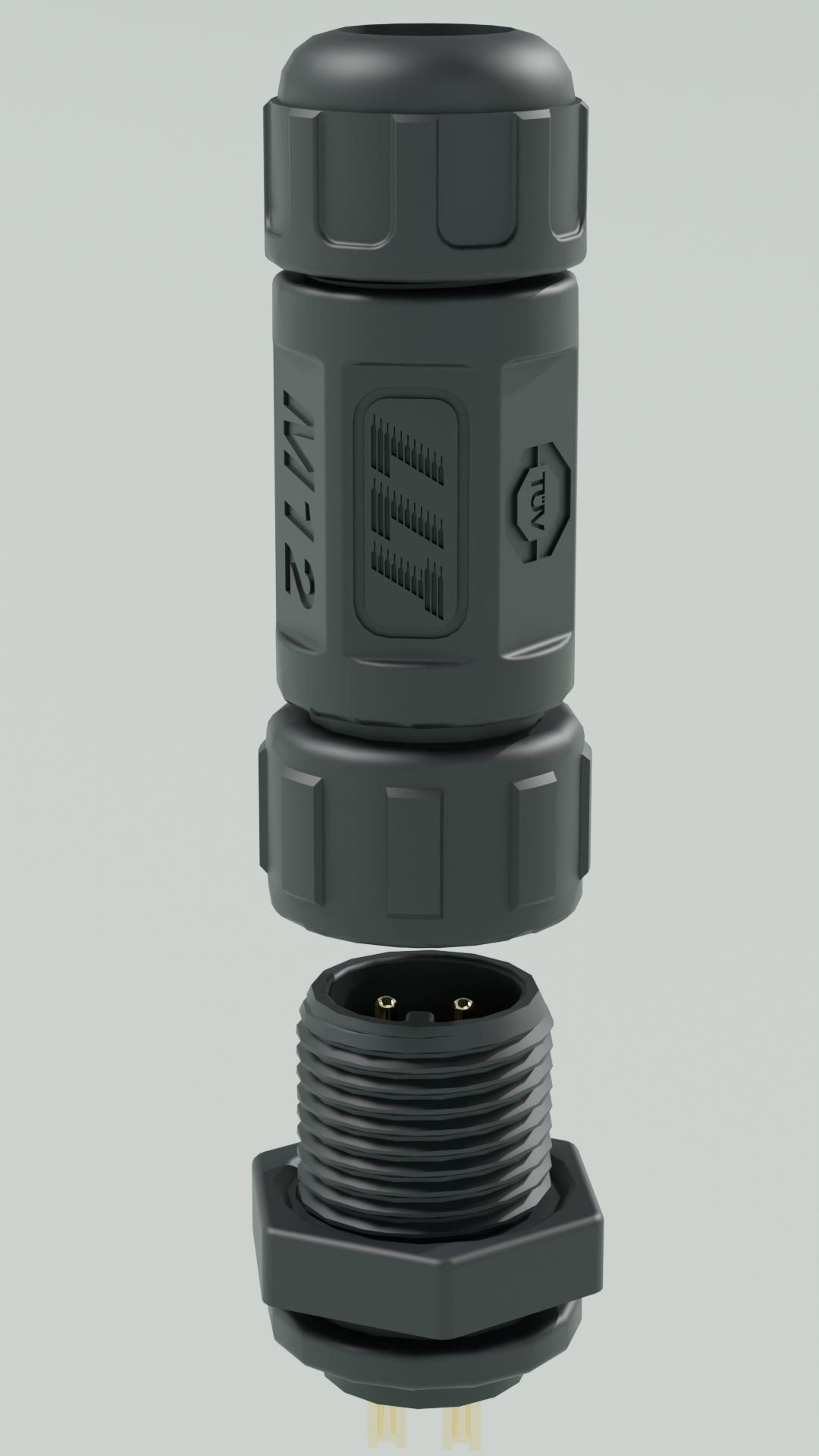 M12防水连接器 产品细节图