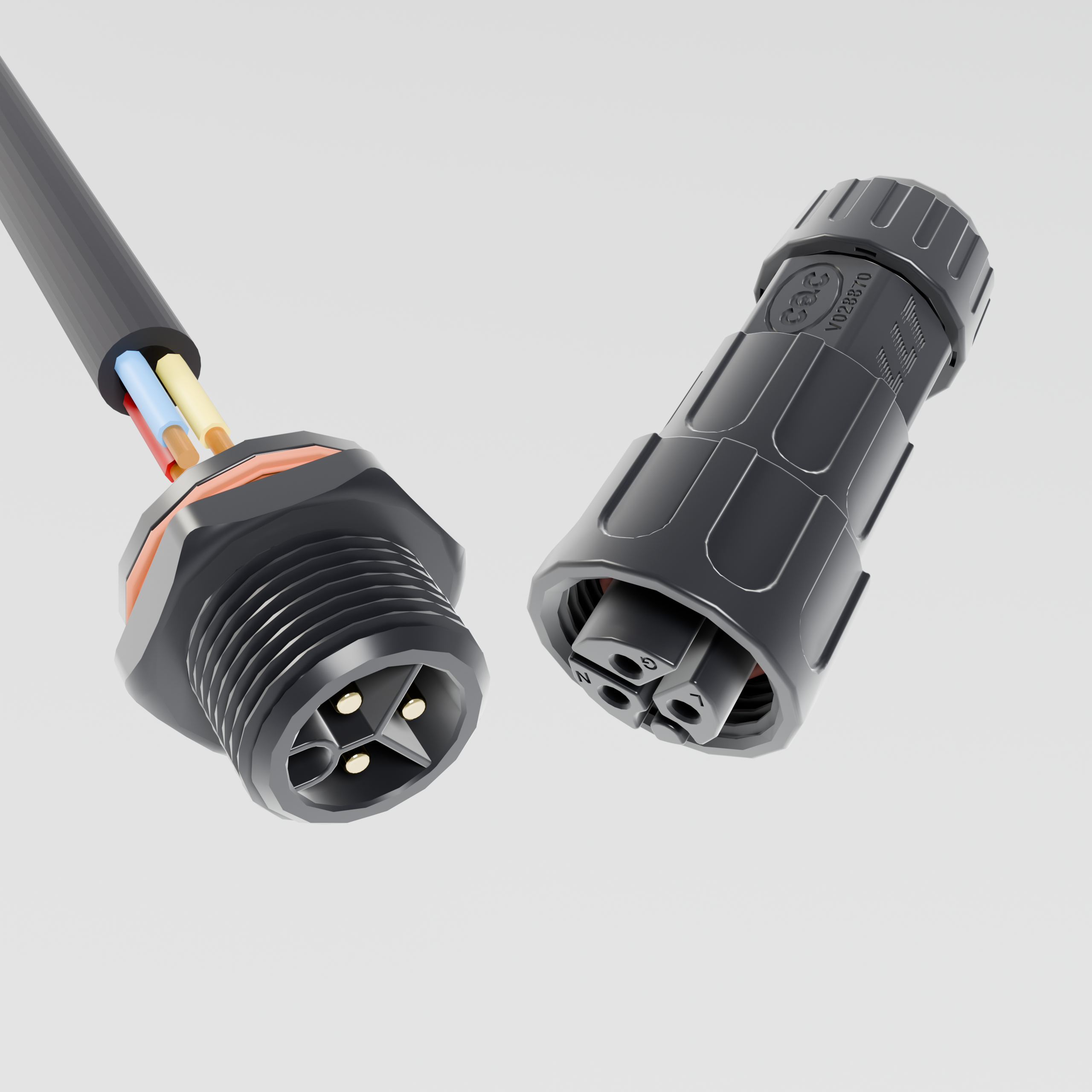 M19防水连接器 产品细节图