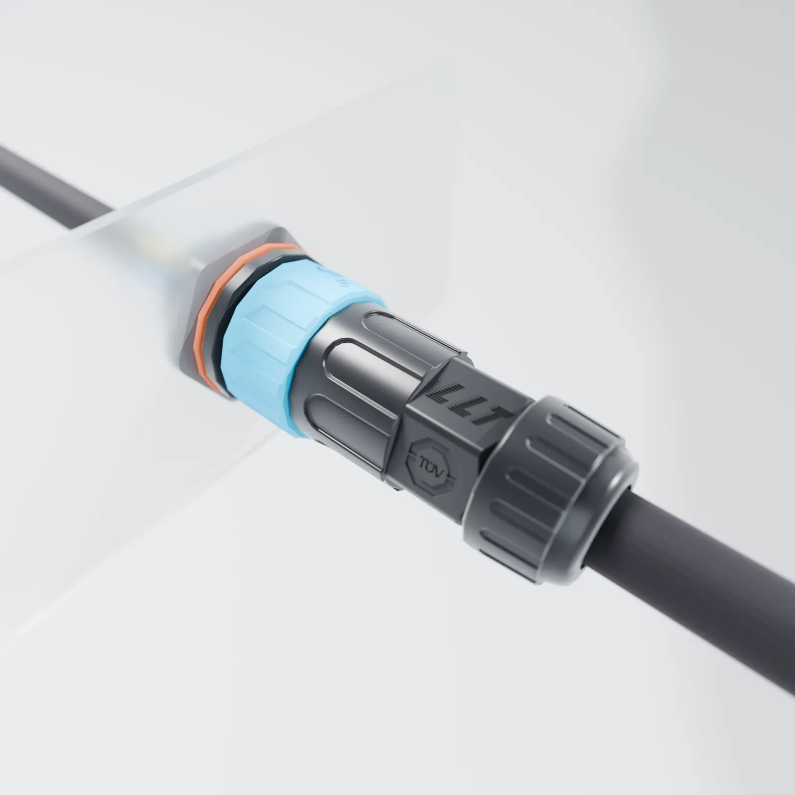 M19后装面板自锁带线焊接